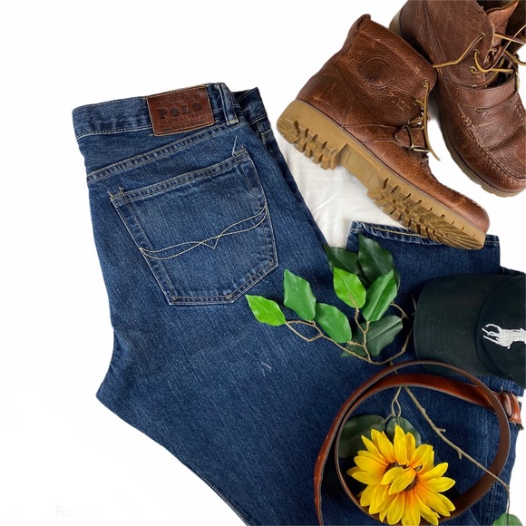 Polo Ralph Lauren Other - Polo Ralph Lauren Slim Straight Blue Jeans